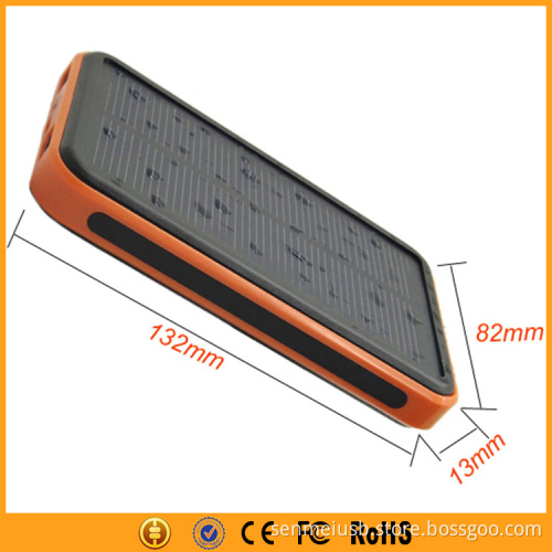 External Waterproof Power Bank Solar 30000mAh with LED Indicator